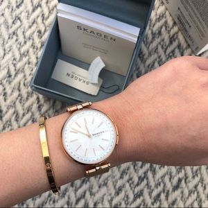 skagen smartwatch rose gold